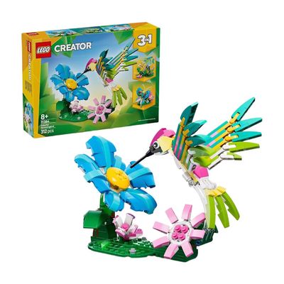 LEGO Creator 31384 3-in-1 Wild Animals: Colourful Hummingbird Set
