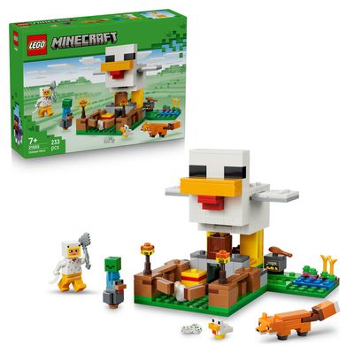 LEGO Minecraft 21585 Chicken Farm Set