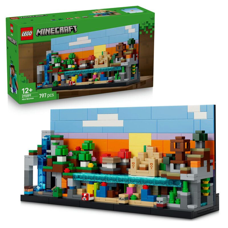 LEGO Minecraft 21589 Mini Biomes Set - Image 1