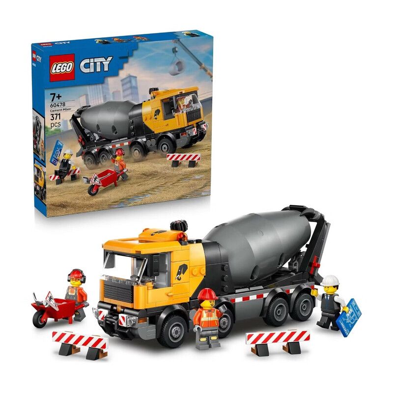 LEGO City 60478 Cement Mixer Set - Image 1