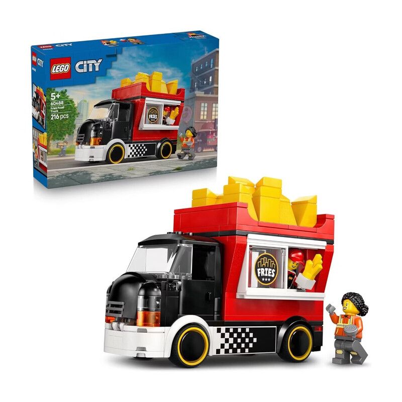 LEGO City 60488 Fries Food Truck Set - Image 1