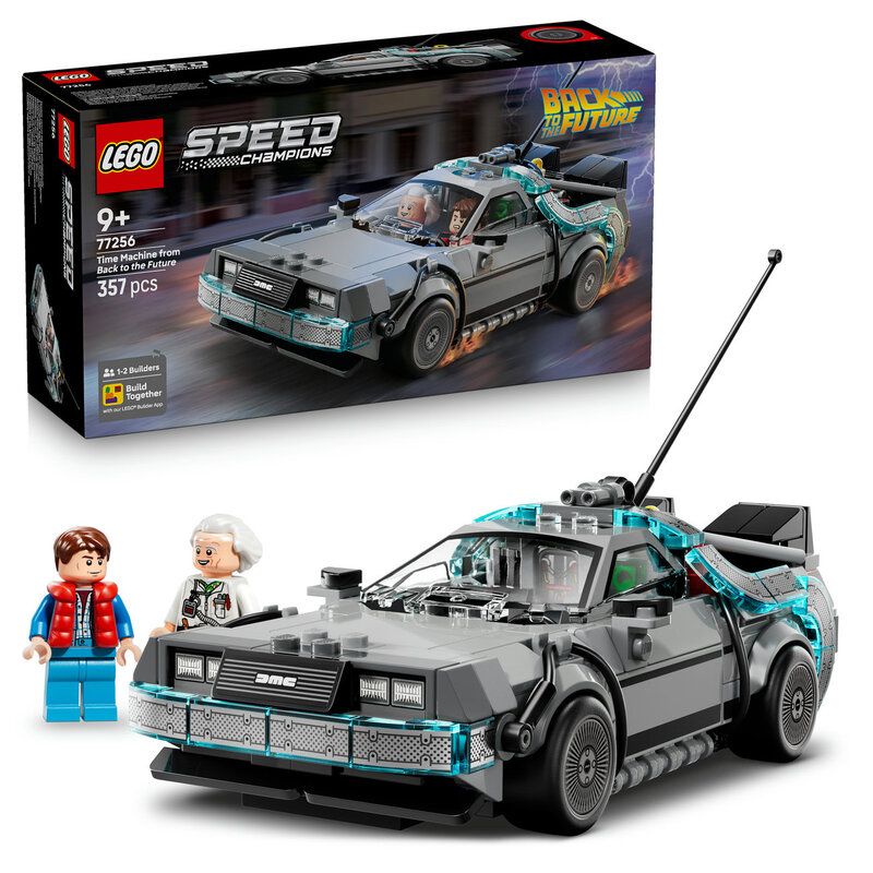 LEGO Speed Champions 77256 Time Machine from Back to the Future Set - Image 1