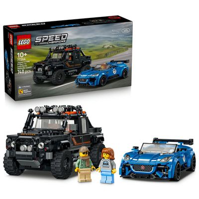 Lego Speed Champions 77264 Jaguar Project 7 & Land Rover Defender Set