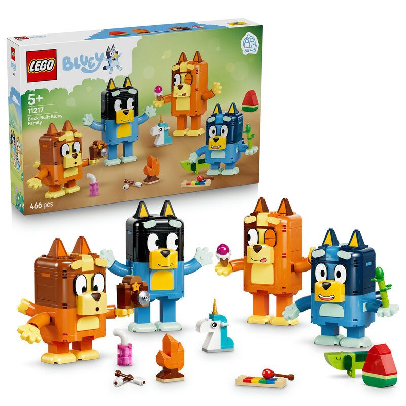 LEGO 11217 Brick-Built Bluey Family Set - Image 1