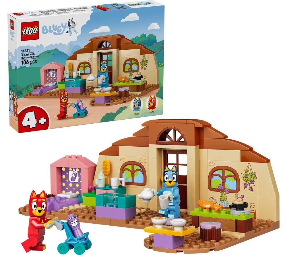LEGO 11221 School with Rusty and Bluey Set - Image 1