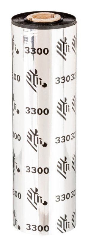 Zebra 3300 Wax/ Resin thermal ribbon 74 m Black - Image 1