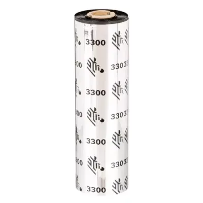 Zebra 3300 Wax/ Resin thermal ribbon 74 m Black - Thumbnail 3