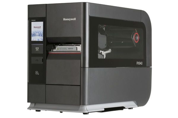 Honeywell PX940 Barcode Verifier. 24 dots/mm (600 dpi). peeler. rewind