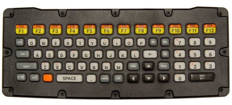 Zebra KYBD-QW-VC-01 mobile device keyboard QWERTY English Black - Image 1