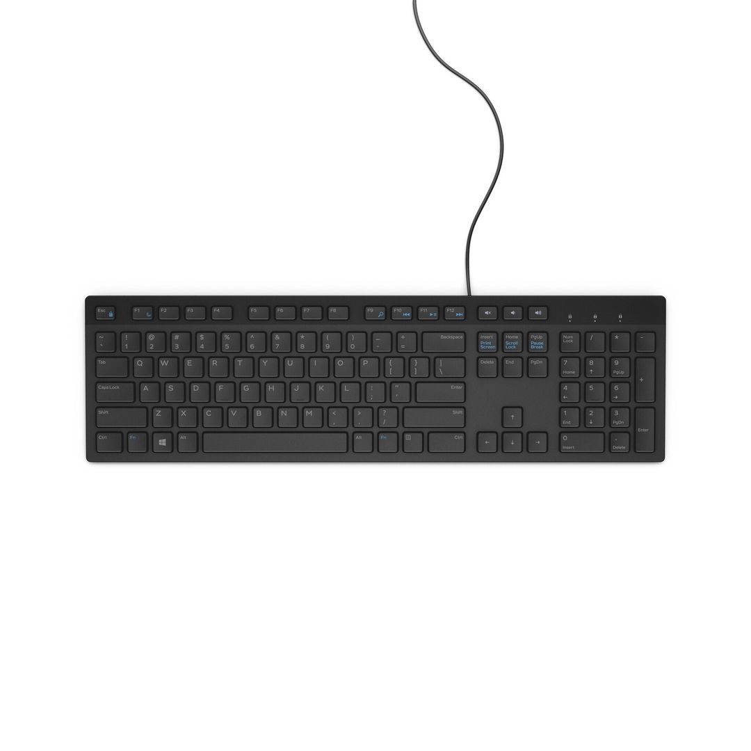 DELL KB216 keyboard Universal USB QWERTY UK International Black - Image 1