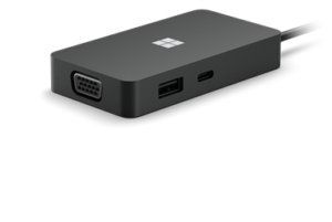 Microsoft 1E4-00004 laptop dock/port replicator Black - Image 1