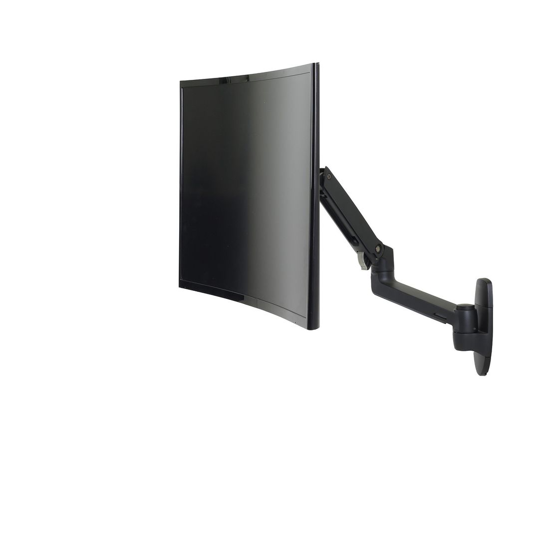Ergotron LX Series LX Wall Monitor Arm (matte black) - Image 1