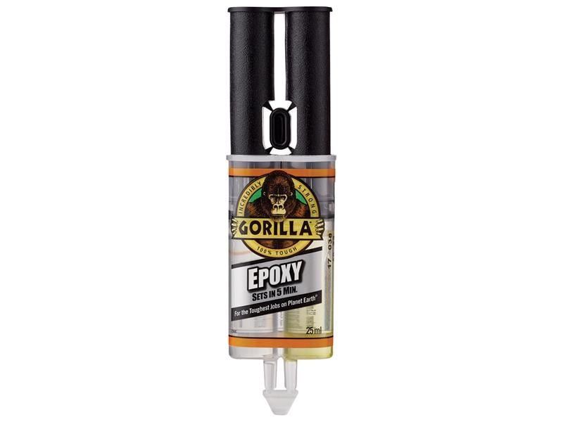 Gorilla Glue 6044001 Gorilla 5 Min 2-Part Epoxy Syringe 25Ml - Image 1