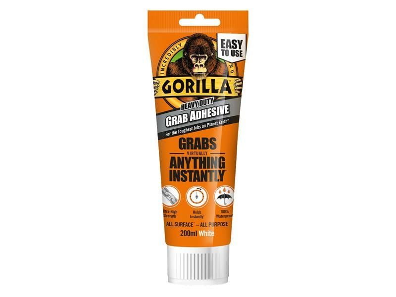 Gorilla Glue Gorilla® Heavy-Duty Grab Adhesive White 200Ml 2044311 - Image 1