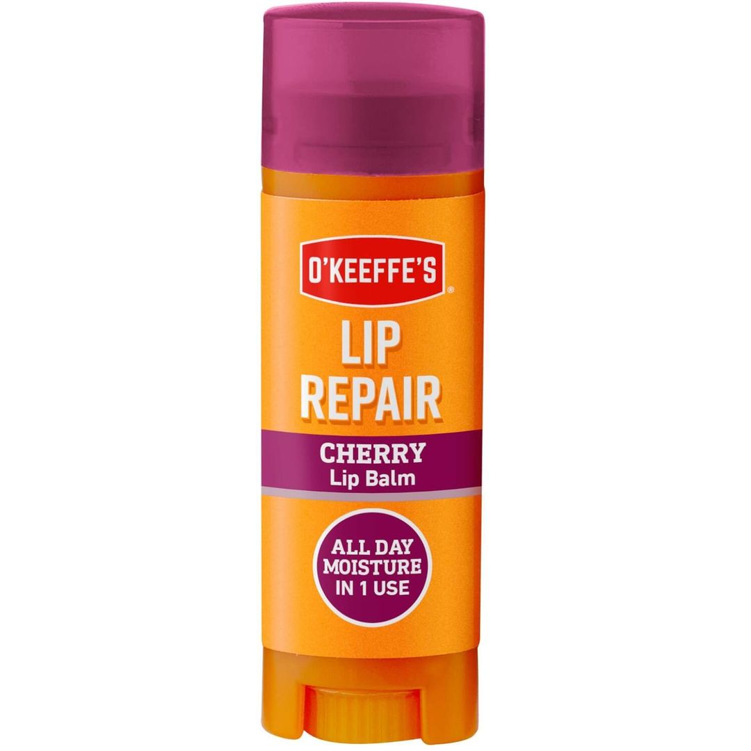 O'Keeffe's Lip Repair Cherry Lip Balm 4.2 g - Non-Greasy Moisture Stick - Cherry - Image 1