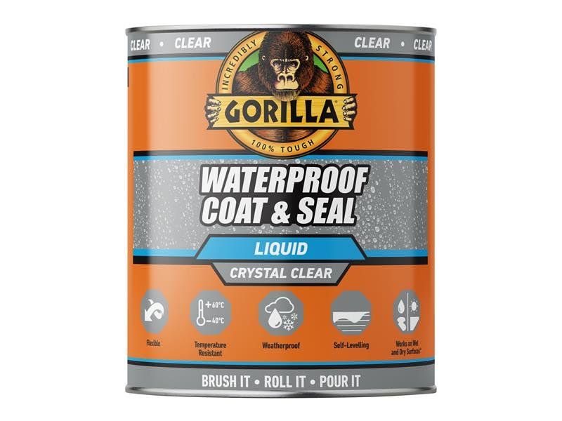 Gorilla Glue Gorilla® Waterproof Coat & Seal Clear 473Ml 115402 - Image 1