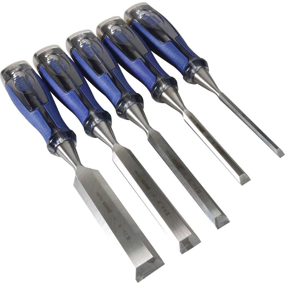 Marples 5 Piece M750 Splitproof Pro Bevel Edge Chisel Set - Image 1