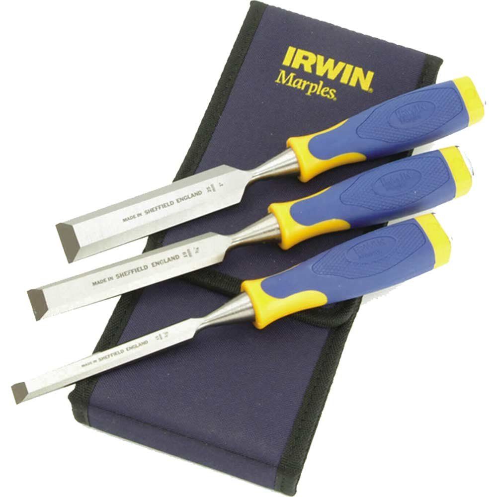Marples MS500 3 Piece Bevel Edge Wood Chisel Set - Image 1