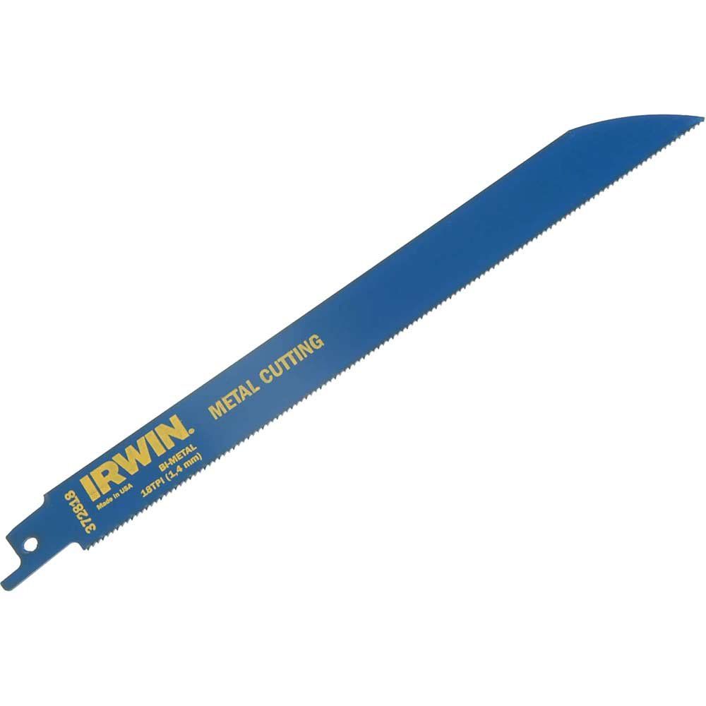 Irwin 818R Reciprocating Saw Blades for Metal 200mm Pack of 25 - Image 1