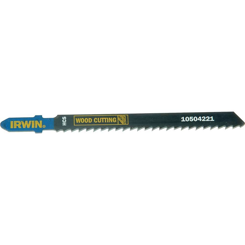 Irwin T234X T Shank Wood Cutting Jigsaw Blades Pack of 5 - Image 1