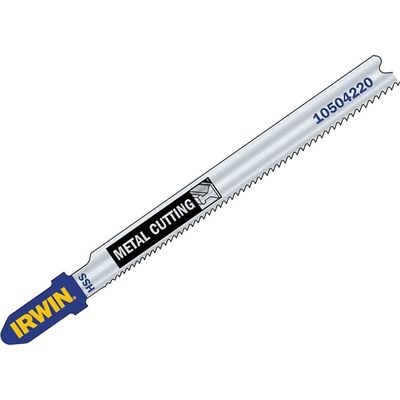 Irwin T123X T Shank Metal Cutting Jigsaw Blades Pack of 5