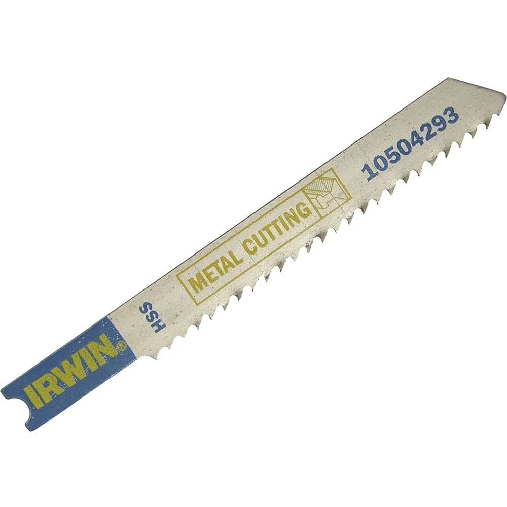 Irwin U118G U Shank Metal Cutting Jigsaw Blades Pack of 5 - Image 1
