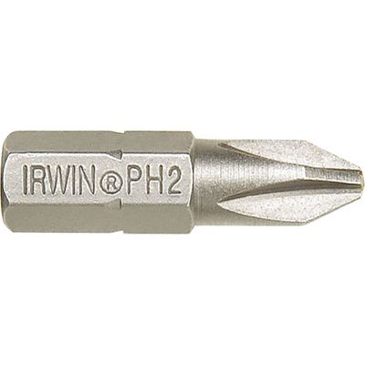 Irwin Phillips Screwdriver Bit PH2 25mm Pack of 10