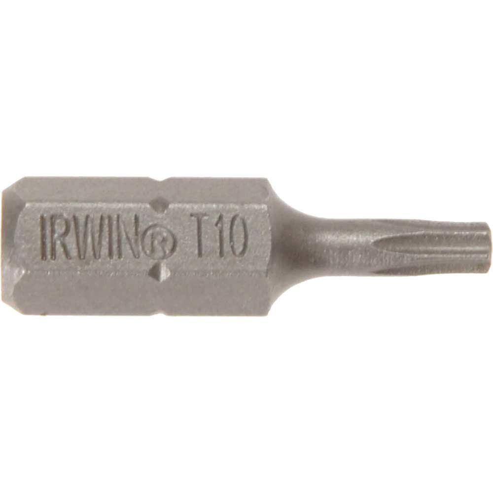 Irwin Torx Screwdriver Bit T10 25mm Pack of 10 - Image 1