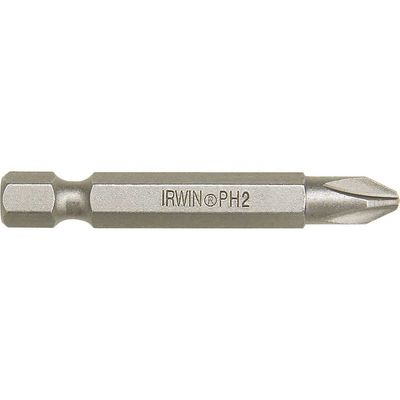 Irwin Phillips Power Screwdriver Bit PH2 70mm Pack of 1