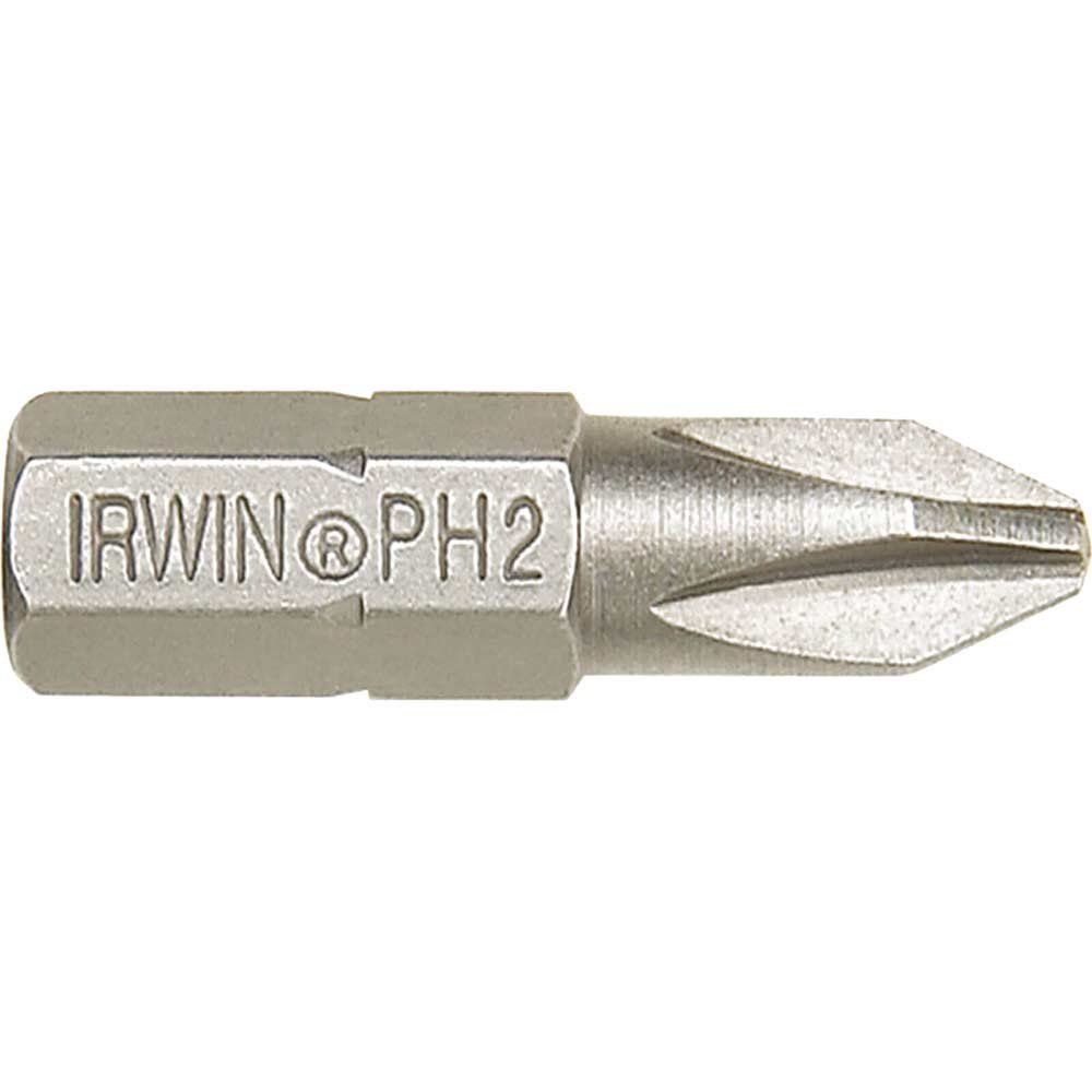 Irwin Phillips Screwdriver Bit PH2 25mm Pack of 2 - Image 1