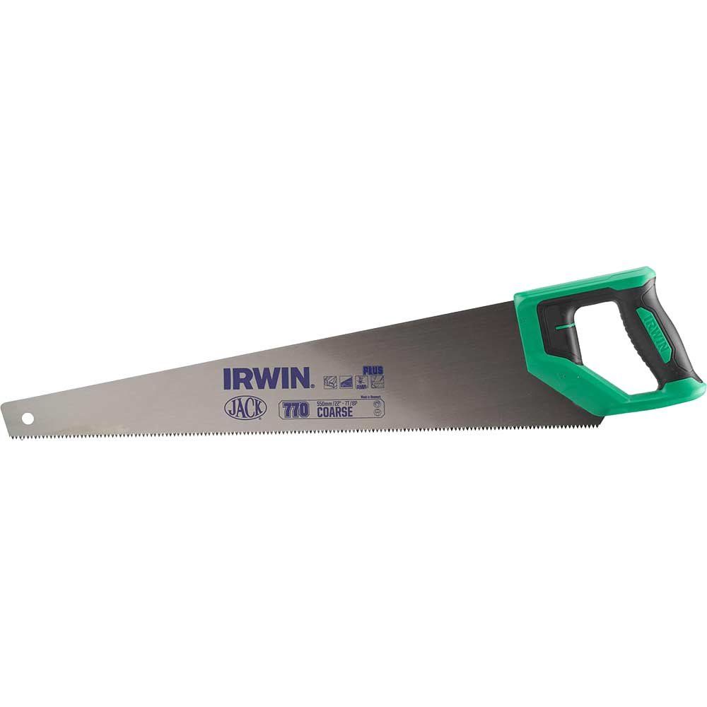 Jack Coarse Cut Soft Grip Hand Saw 22" / 550mm 7tpi - Image 1