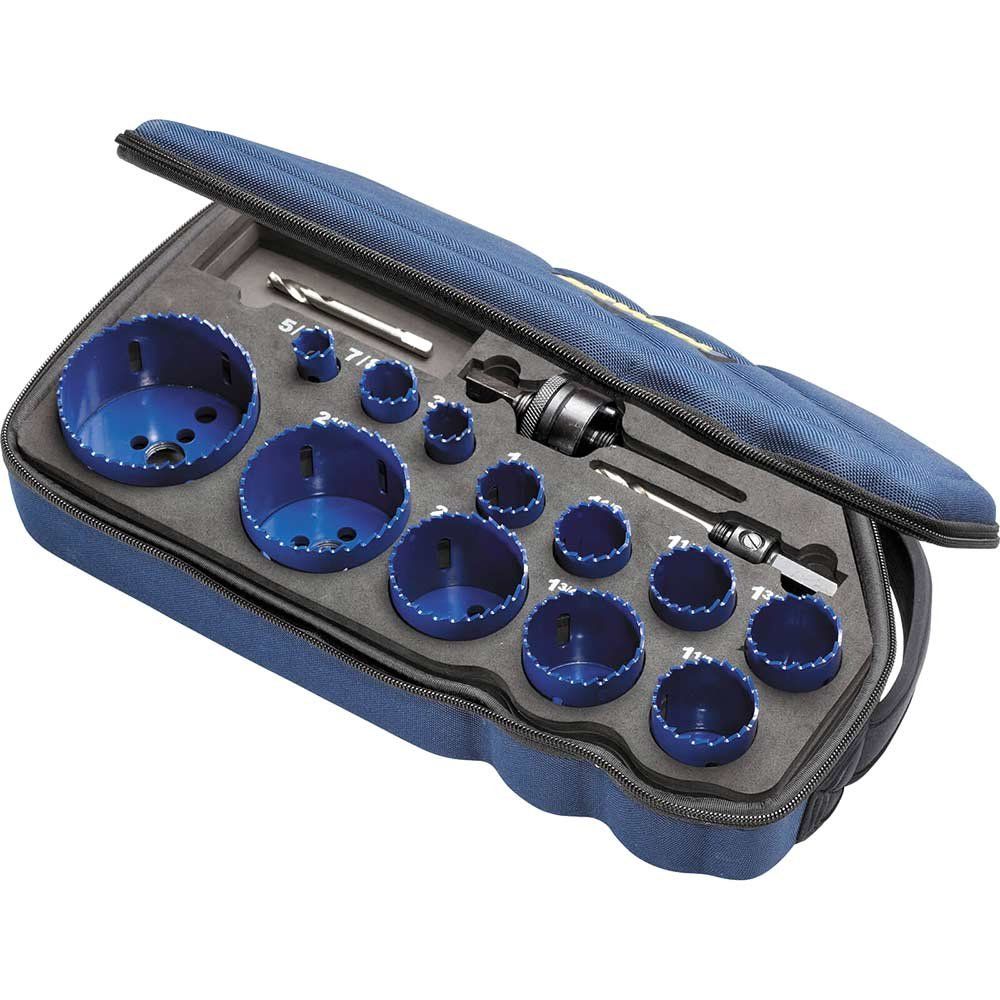 Irwin 15 Piece Bi Metal Hole Saw Set - Image 1