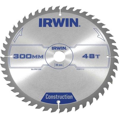 Irwin ATB Construction Circular Saw Blade 300mm 48T 30mm