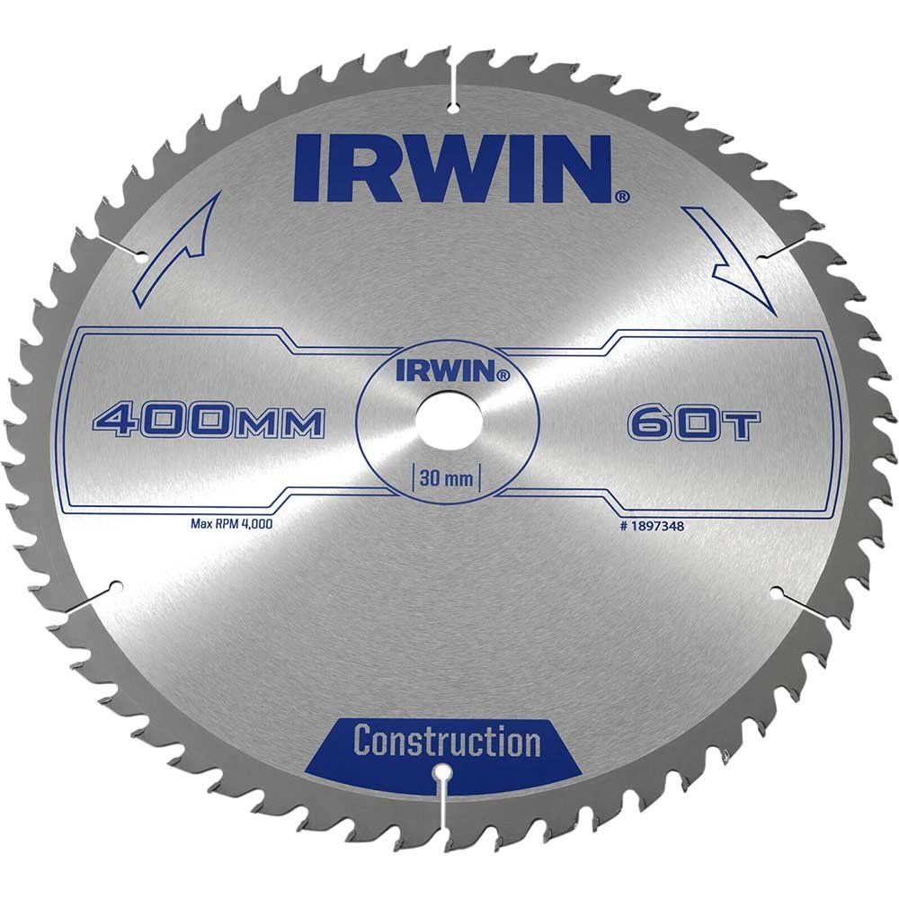 Irwin ATB Construction Circular Saw Blade 400mm 60T 30mm - Image 1