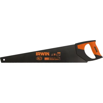 Irwin Plus Universal Coated Handsaw 550mm/22in 8T/9P Orange Handle - Thumbnail 2