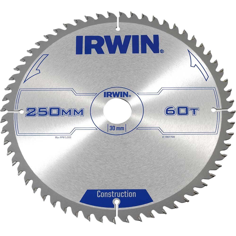 Irwin Aluminium Non-Ferrous Metal Saw Blade 250mm 60T 30mm - Image 1