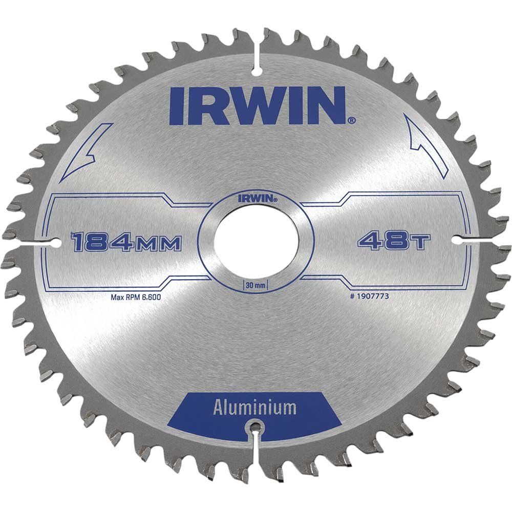 Irwin Aluminium Non-Ferrous Metal Saw Blade 184mm 48T 30mm - Image 1