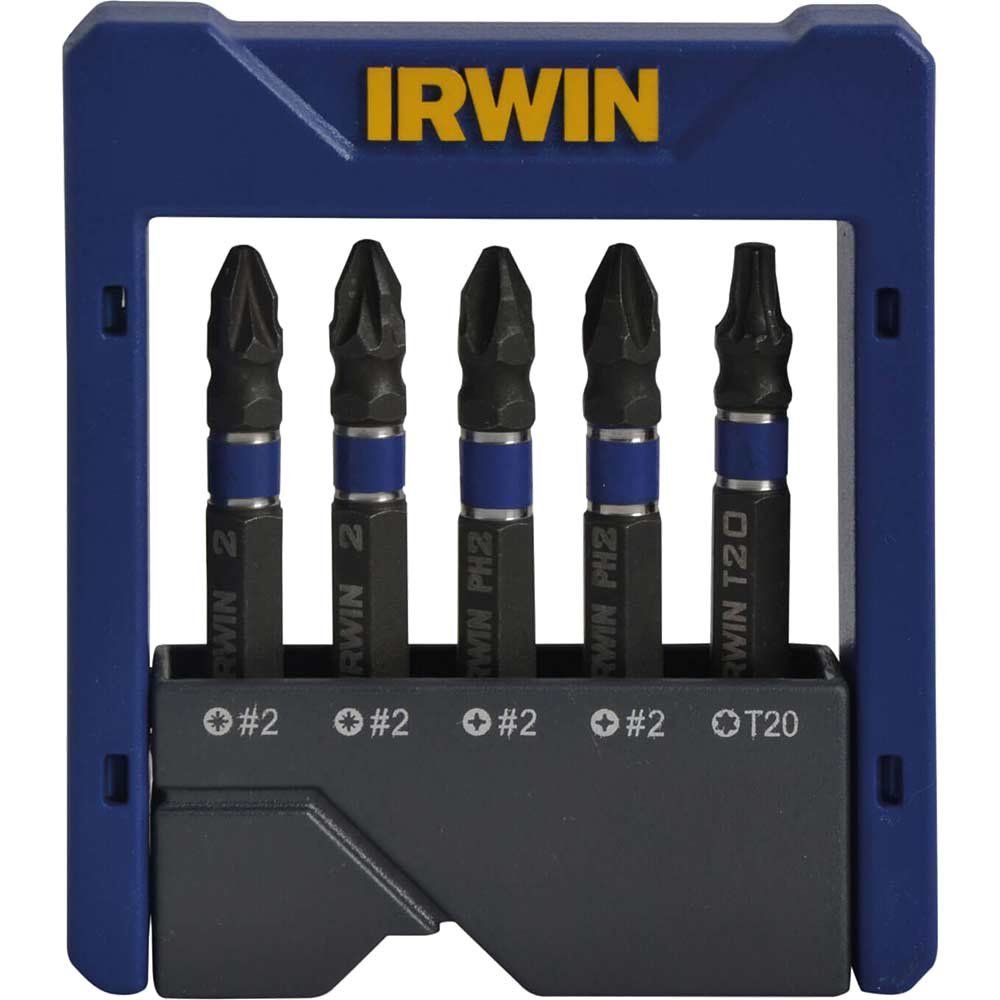 Irwin 5 Piece Impact Screwdriver Bit Set - Image 1