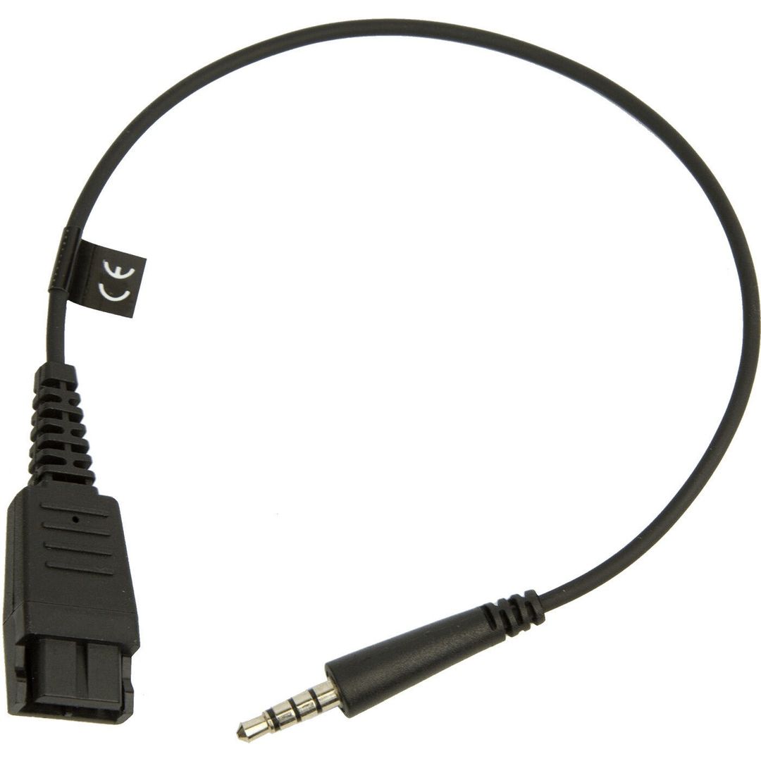 Jabra 8800-00-99 cable gender changer QD 3.5mm Black - Image 1