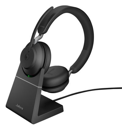 Jabra Evolve2 65 USB-A Black MS Chrg stand Stereo