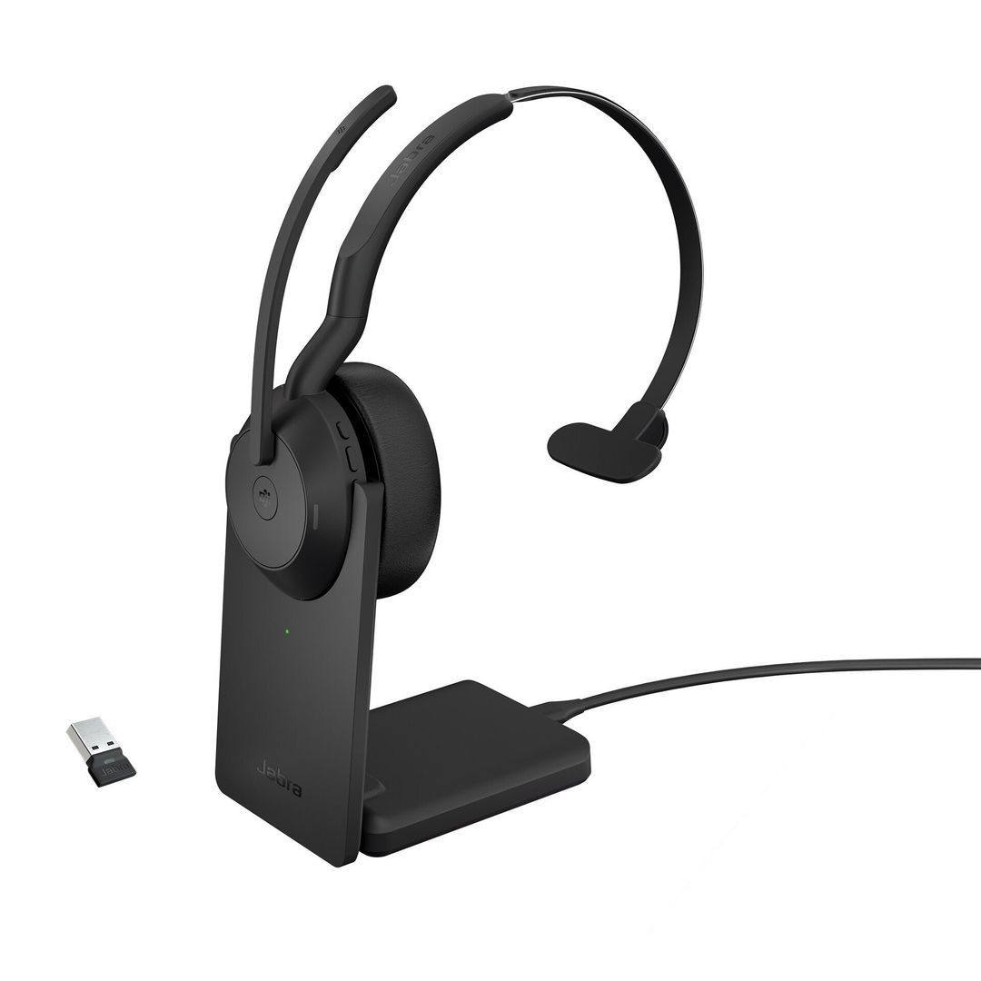 Jabra Evolve2 55 - Link380a MS Mono (Include Stand) - Image 1