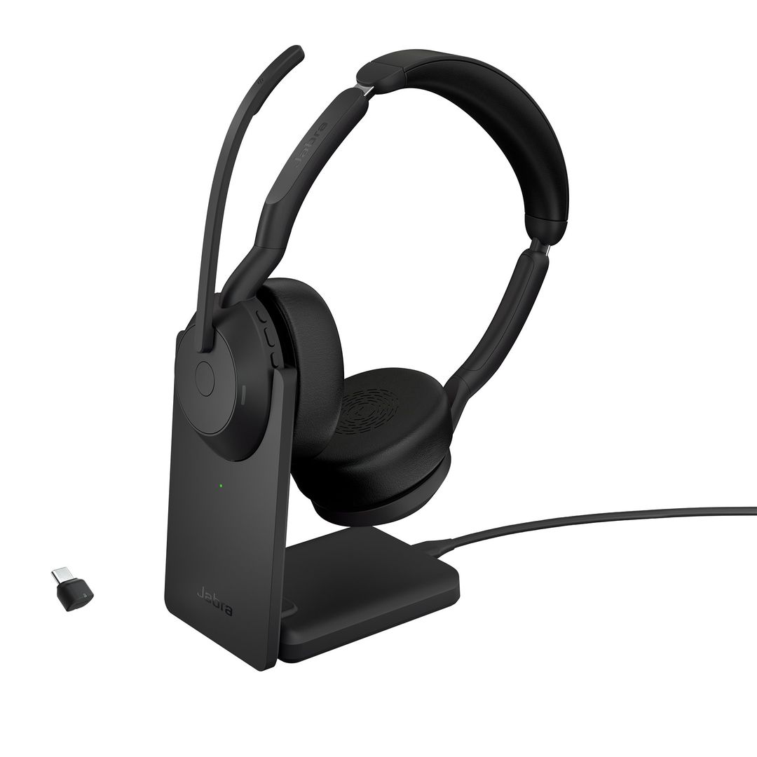 Jabra Evolve2 55 - Link380c UC Stereo (Include Stand) - Image 1