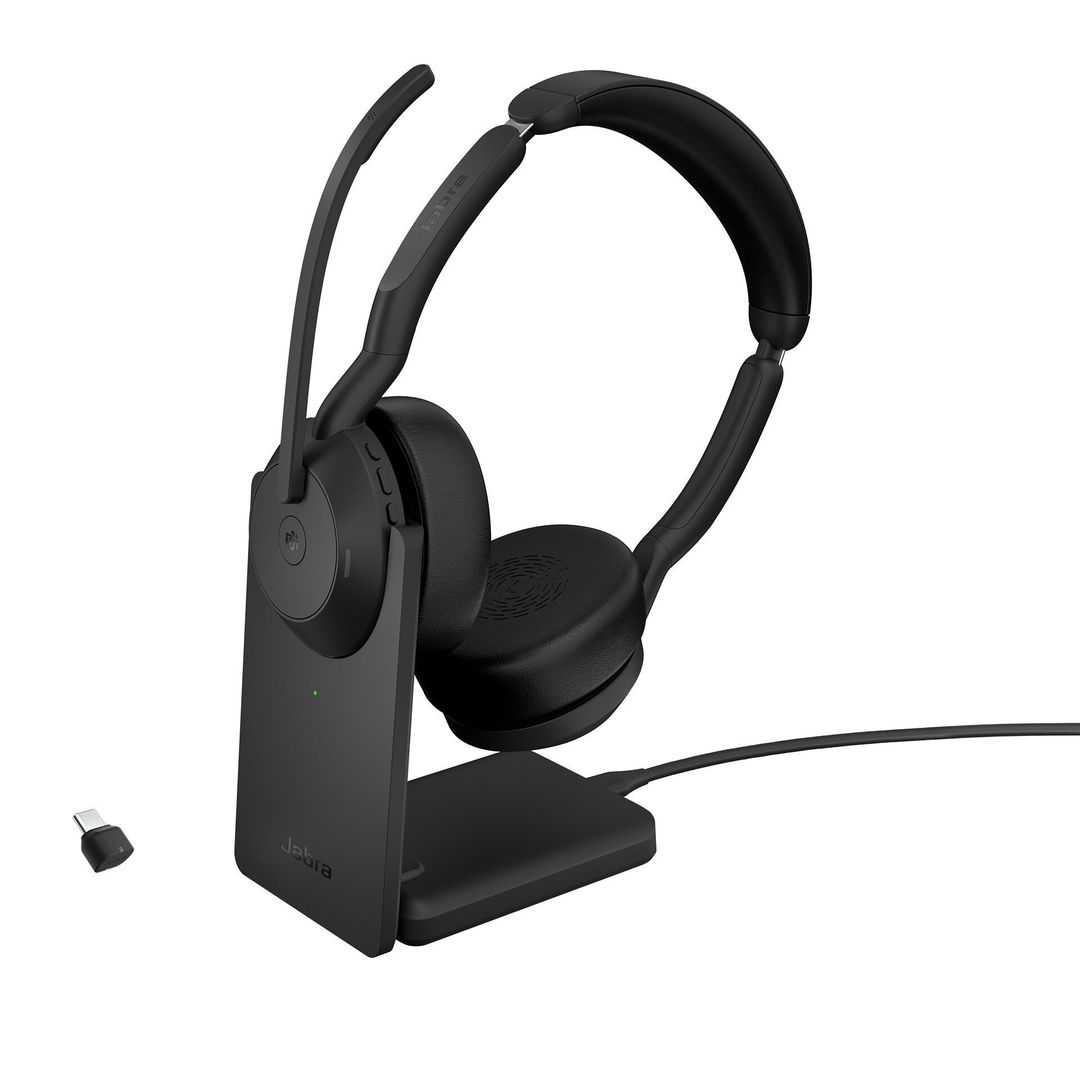 Jabra Evolve2 55 - Link380c MS Stereo (Include Stand) - Image 1