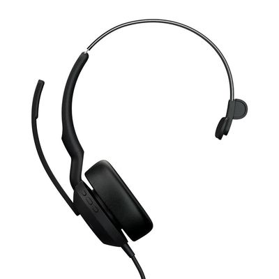 Jabra Evolve2 50 Headset Wired Head-band Office/Call center USB Type-C / USB Type-A Bluetooth Black - Thumbnail 2