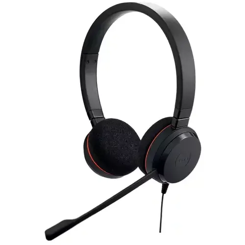 Jabra Evolve 20 Headset Wired Head-band Office/Call center USB Type-C / USB Type-A Black - Image 1