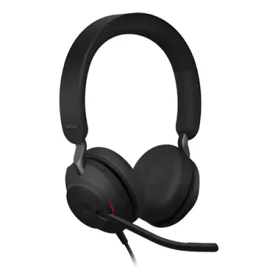 Jabra Evolve2 40 SE Headset Wired Head-band Calls/Music USB Type-C / USB Type-A Black - Thumbnail 2