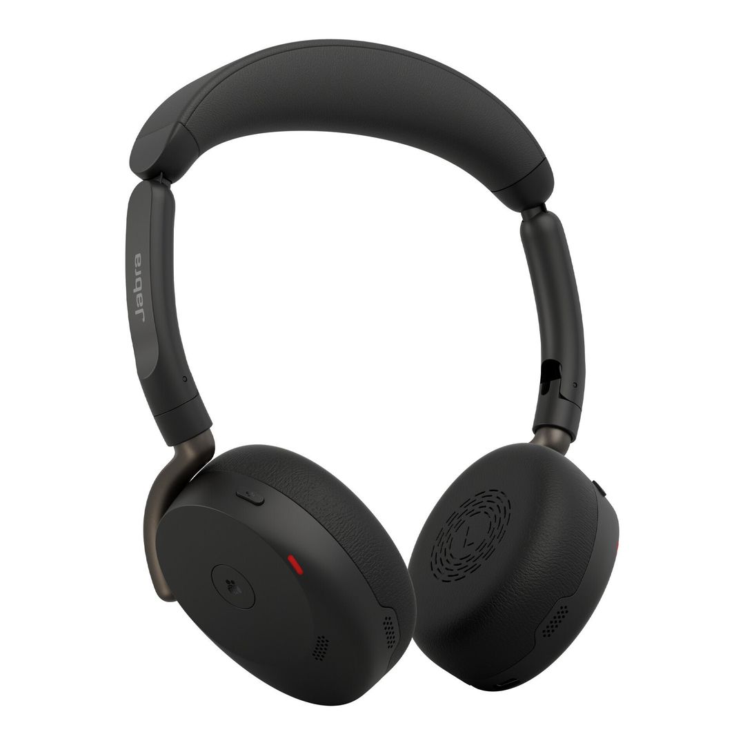 Jabra Evolve3 65 Flex MS - USB-C with Dongle - Black (Wireless Charging Pad) - Image 1
