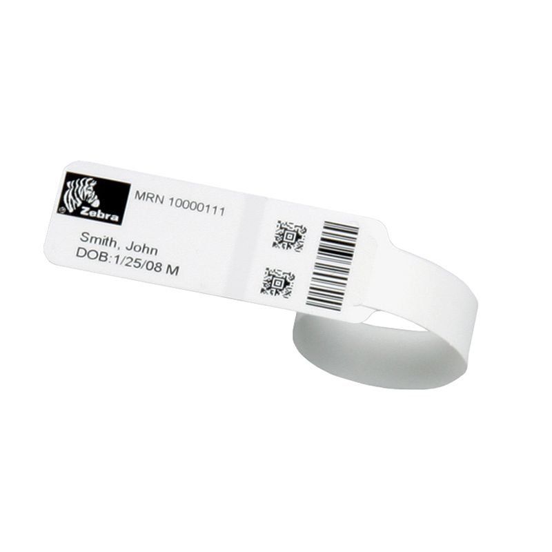 Zebra 10031289K wristband White Hospital wristband - Image 1