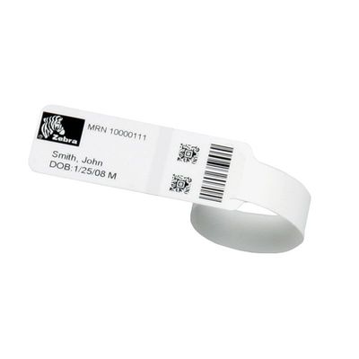 Zebra 10031289K wristband White Hospital wristband
