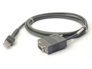 Zebra CBA-R01-S07PBR serial cable Grey 2.1336 m RS232 DB9 - Image 1